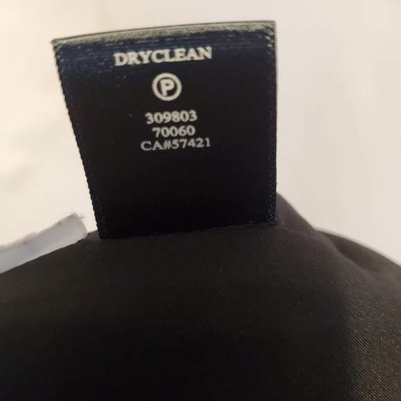 Anne Taylor Blue and Black Houndstooth Midi Skirt SZ 4 - Picture 6 of 8